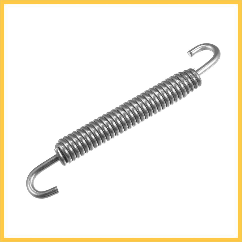 BULLSPANN Motorcycle Universal Exhaust Pipe Springs 80mm Stainless Steel Exhaust Pipe Spring Hook Retrofit