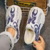 Modische Winterhausschuhe für Herren Warme Plüsch EVA Weichsohlige Plateau-Pantoletten Hausschuhe Indoor Netz-Hausschuhe Outdoor Laufschuhe Sandalen