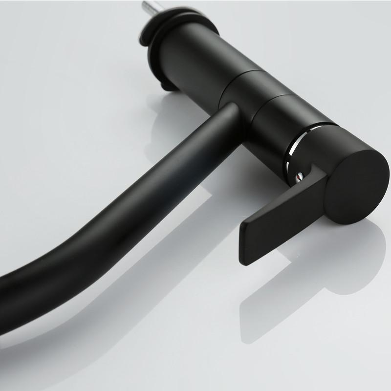 Kitchen Faucet Tri Flow Reverse Osmosis 3 Way Drink RO Water Tap High Quality Wholesale 360 Swivel Chrome Or Matte Black