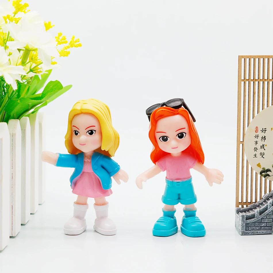 8pcs In stock Figure Action Figural PVC Model Kids  Stranger TV Plays Will Byers Eleven Decorate Car Toys Gift In Stock