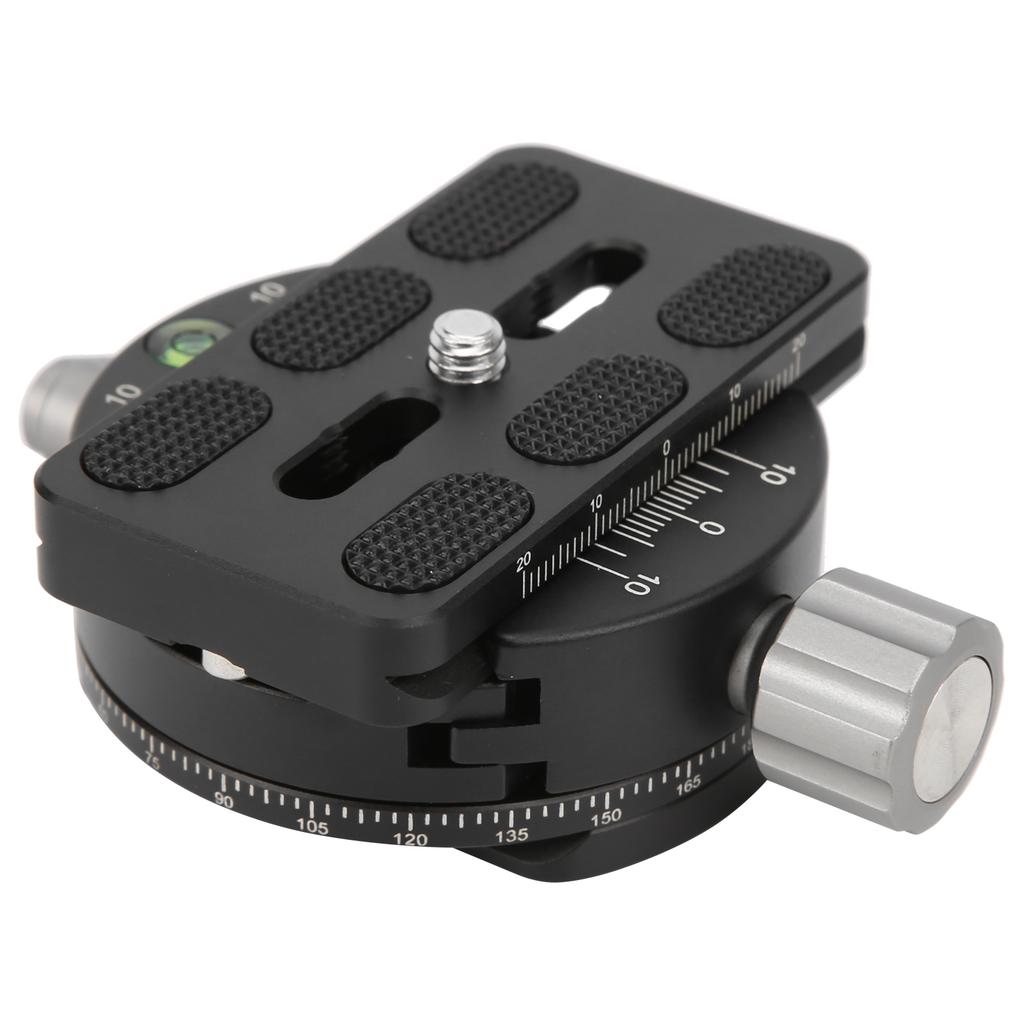 PAN‑02 Indexing Adjustment 360 Degrees  Panorama Shooting Plate Camera Quick Release Clamp
