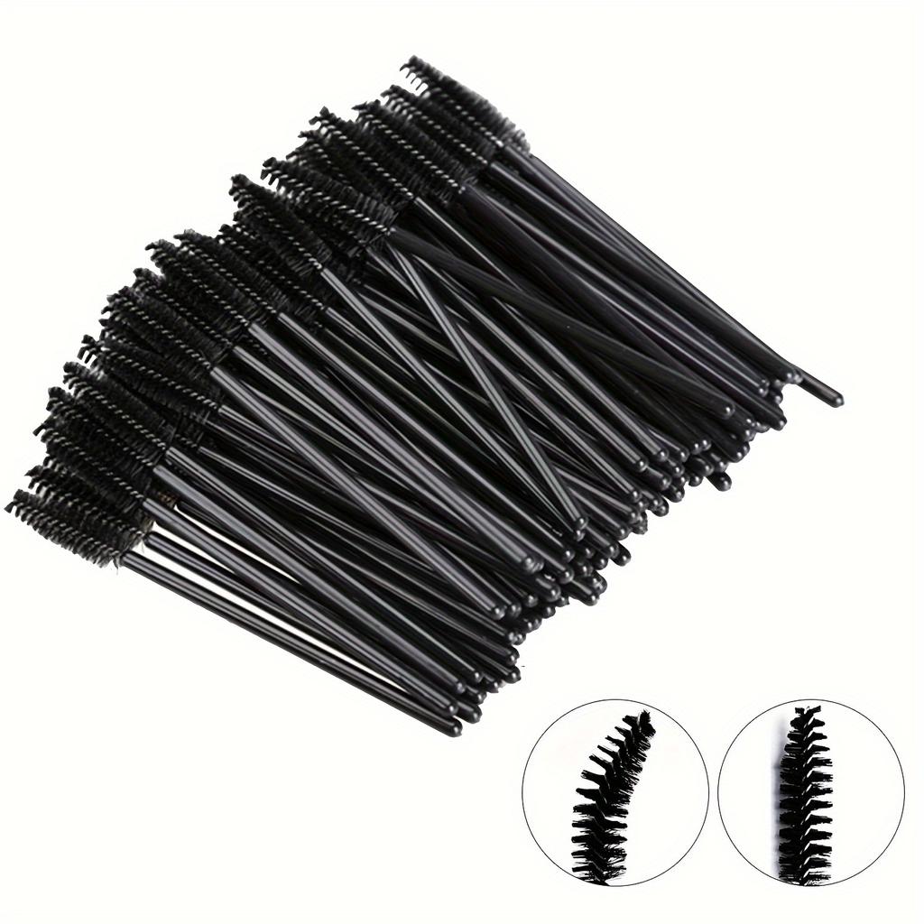 50pcs Disposable Eyelash Brushes Eyelashes Extension Tools Eyebrow Brush Mascara Wands Applicator Spoolers Makeup Tools
