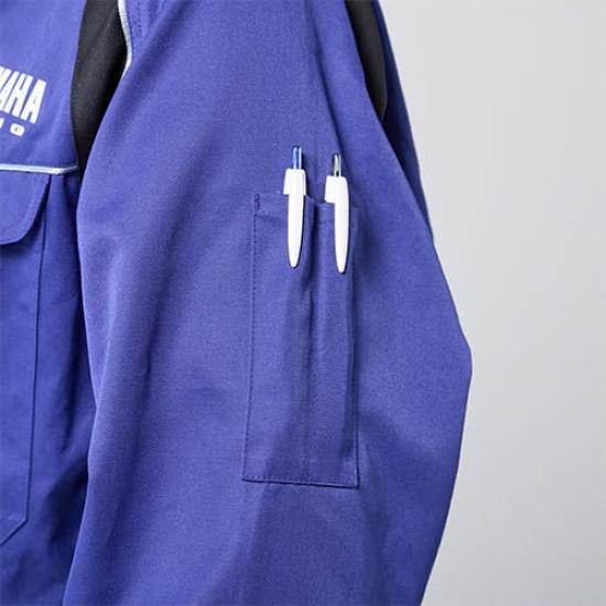 Yamaha Motor YAMAHA RACING Mechanic Suit Long Sleeve YR8001 Blue BL Size (Yamaha) 90792-Y187B