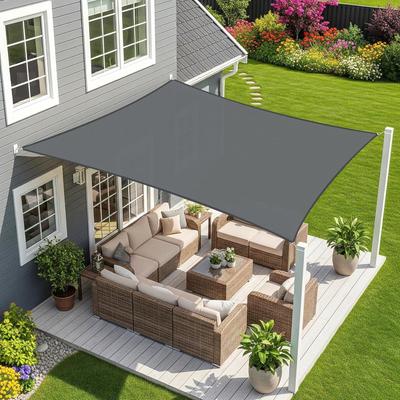 Waterproof Sun Shade and Rainproof Canopy for Outdoor Spaces (Rectangle/Square)