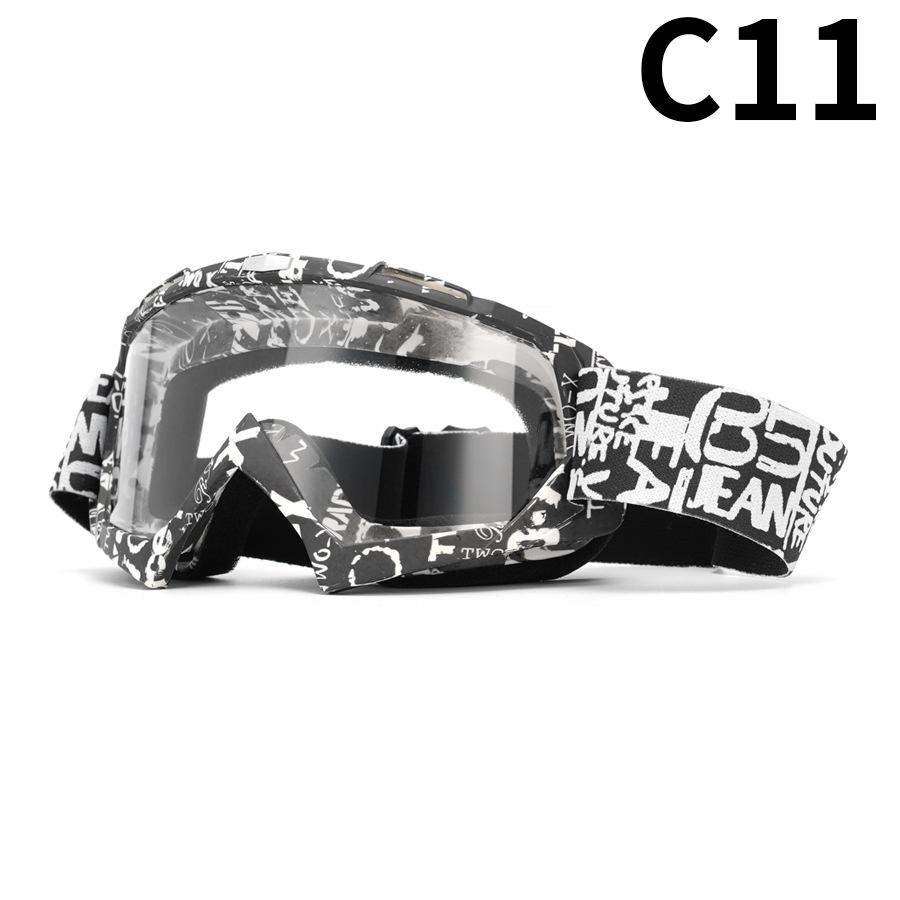 Motorcycle Goggles Water Transfer Off-road Outdoor Riding Sports Glasses Ski Goggles Windproof Glasses