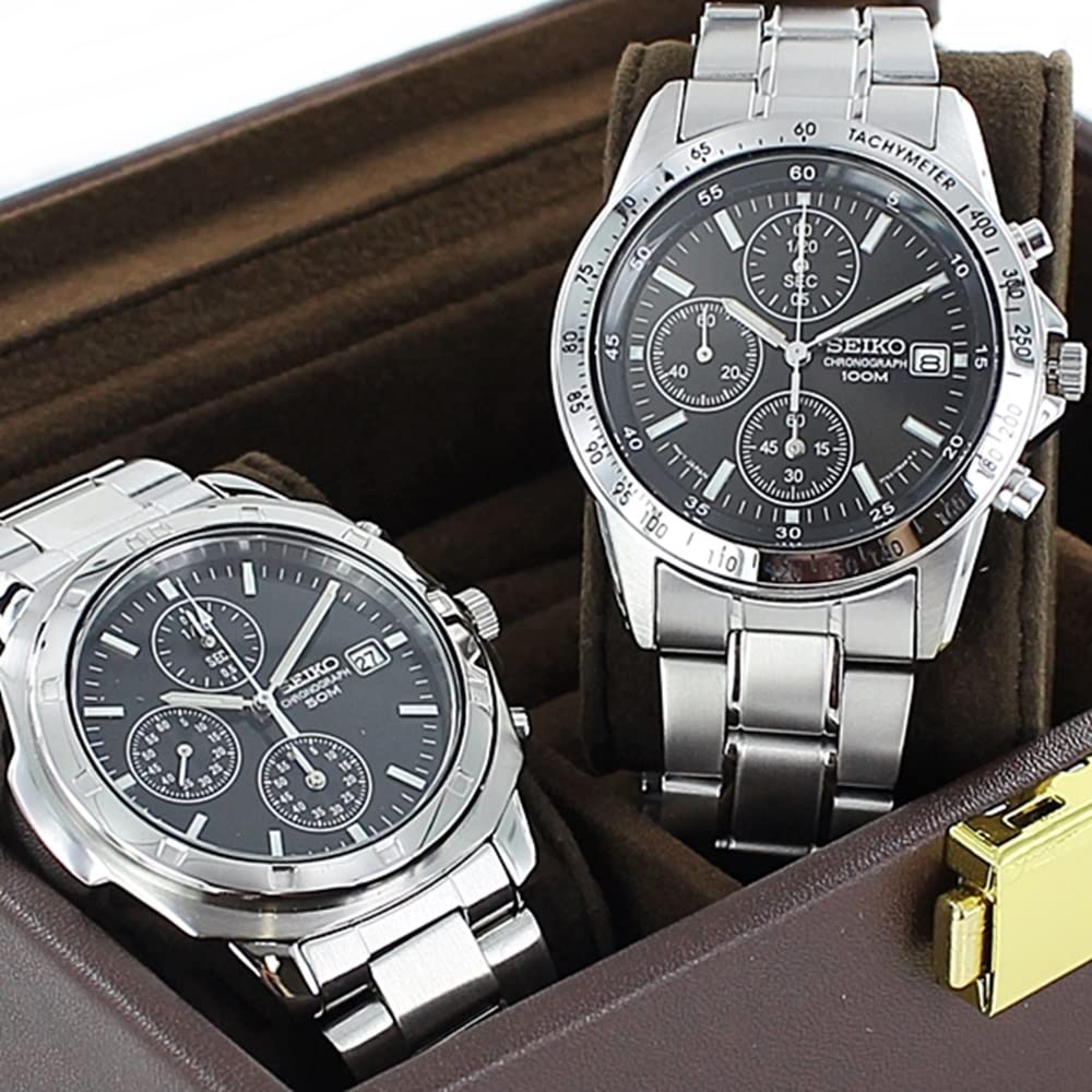Watch pair watch storage box black silver snd191psnd367pc [Seiko] men's women's [item]