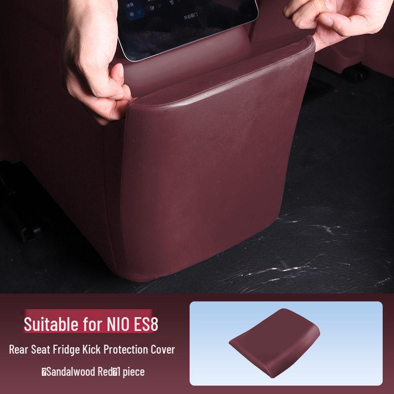 NIO ES8 Refrigerator Kick Protection Mat: Fits 26 Models, Second Row Center Console Anti-Dirt Cover for Car Interior.