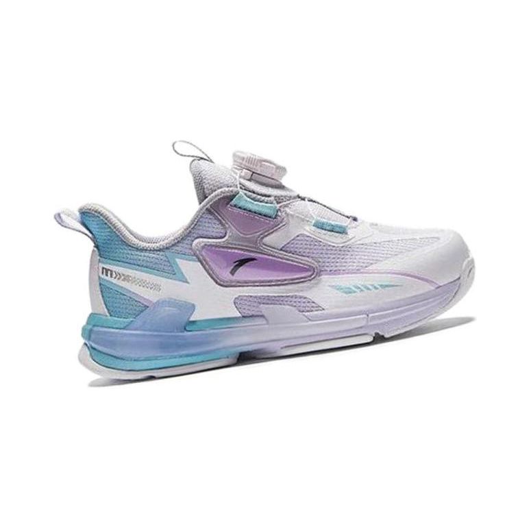 Anta Durable Breathable Low-Top Running Shoes Kids Sneaker White Purple 322419962-1