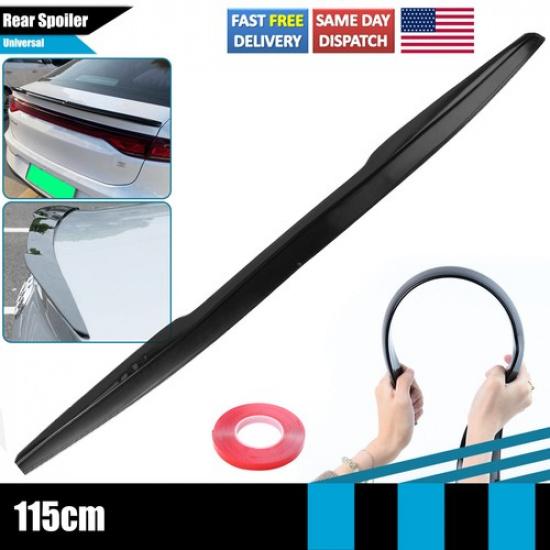 

45 115cm Universal Car Rear Roof Lip V-Style Spoiler Tail Trunk Wing Closs Auto