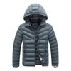 Men's Lightweight Hooded Cotton Jacket for Autumn/Winter - Stylish Outdoor Warm Coat