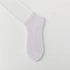 Silk Stockings for Children, Short Style, Odor-resistant, Sweat-absorbent, Antibacterial, Non-slip, for Ladies, White Mid-calf Length
