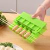 Food Grade Plastic Kebab Skewer Maker Quick Easy Use Time Saving For Barbecue Grilling Party For Home Outdoor Grilling