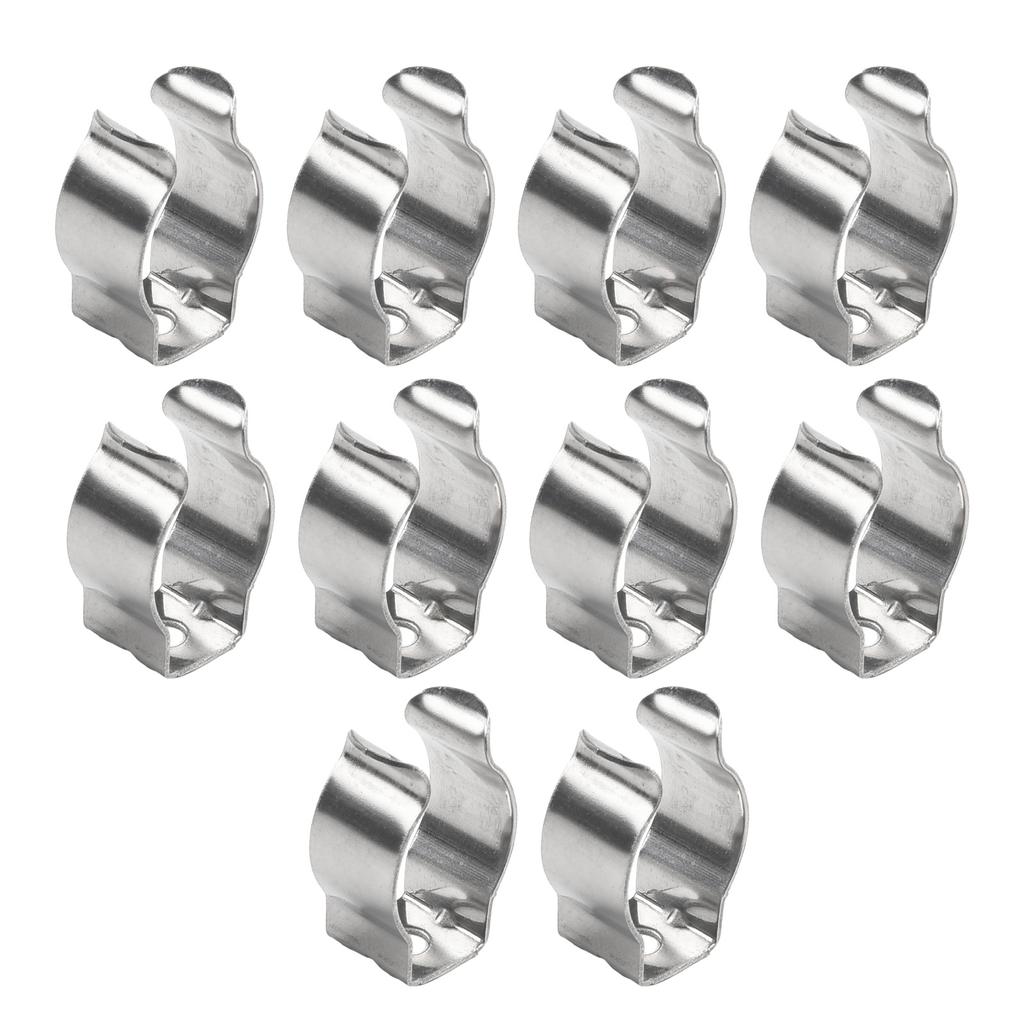 10 Stück Schmale Basis Werkzeugfeder Terry-Klemmen 6/10/12/16/19/25/28mm Rohrklemmen Schwerlast Werkzeugaufbewahrung Haken