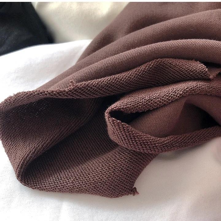 Wide 180cm French Terry Loop Cotton Knitted Fabric Abrasion-Resistant Sweatshirt Sweater Suit Sports Casual Wear Comfortable