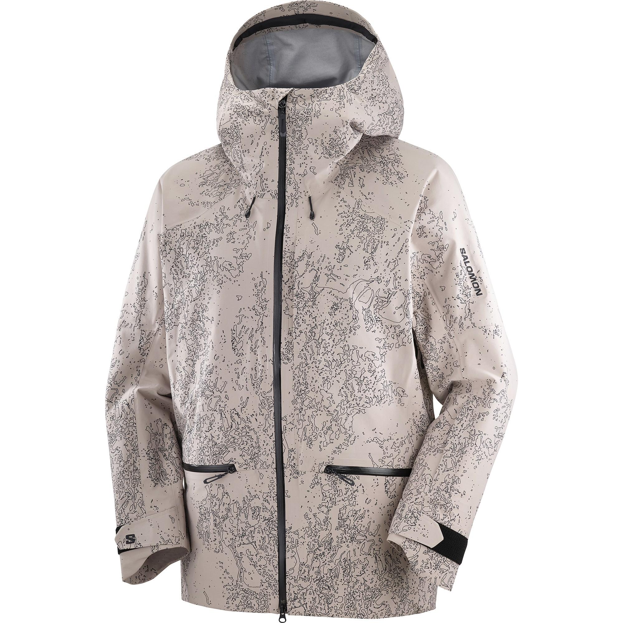 SALOMON Ski Tops Men s Ethereal Pink Watercolor Camouflage C27067 M