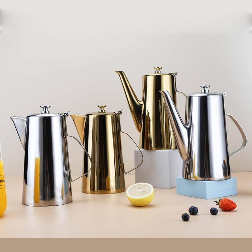 Long Spout Teapot Stainless Steel Water Jug Drink Accessories Cold Kettle  Hotel