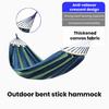 Portable Camping Hammock Single Hanging Bed Wear Resistant Strong Load-bearing Easy To Install Anti-rollover Hammock
