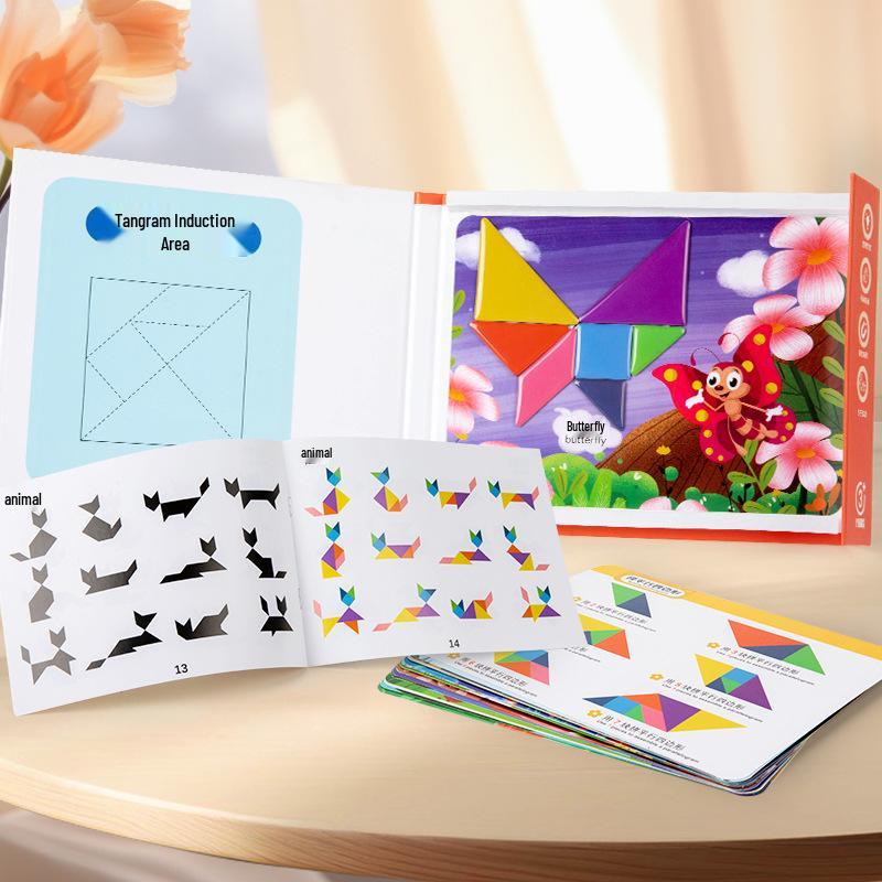 Magnetic Tangram Puzzle for Elementary Students: Enhancing Math and Cognitive Skills