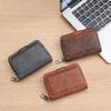 Retro Men's Multifunctional Wallet with Card & Driver's License Holder and Zipper