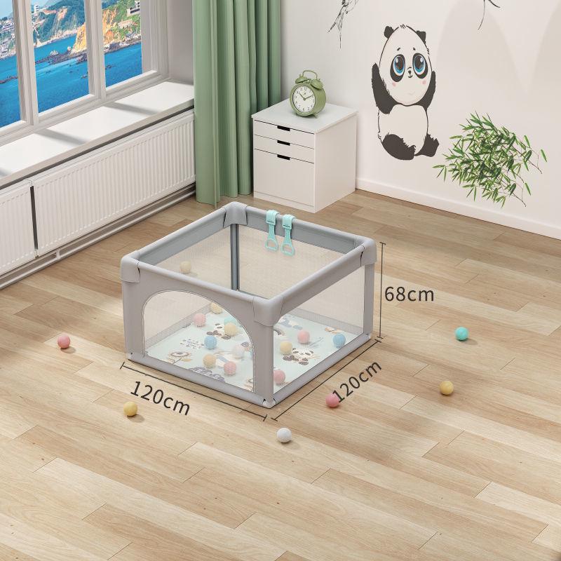 Free Shipping Baby Playpen with Bedside Guardrail & Children's Crawling Mat