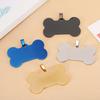 Stainless Steel Mirror Finish Custom Bone-Shaped Dog Tag Engraving Blank