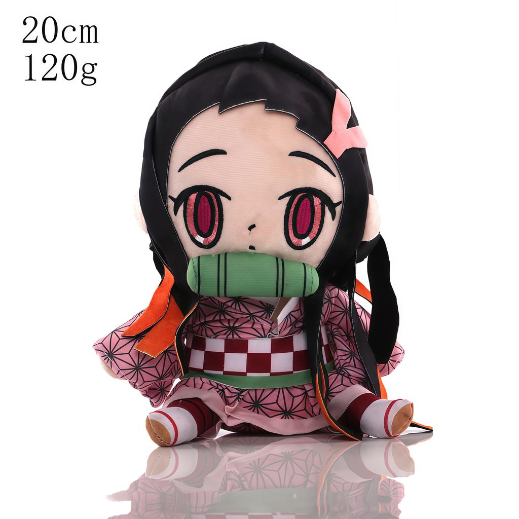 15-25 cm Kimetsu no Yaiba Kreskówkowe Pluszowe Zabawki Zabójca Demonów Breloczek Kamado Tanjirou Kamado Nezuko Kochou Figurka Pluszowa Lalka Dziecięcy Prezent