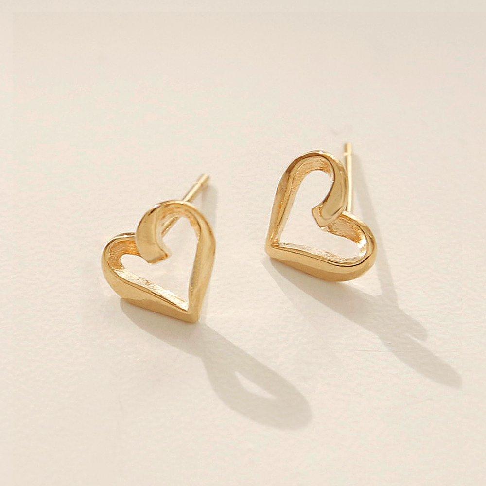 J.Lauren Wave Open Heart Silver Earrings M03768