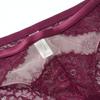 Set reggiseno a triangolo sexy in pizzo patchwork in rete leggermente foderato reggiseno senza fili per seni piccoli set slip intimo donna lingerie