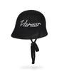 Bajal New Wave Bazal Punched Knit Bonnet Hat Black