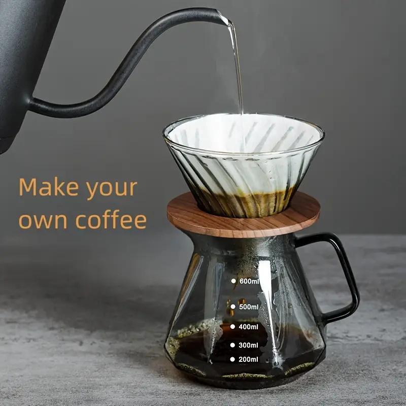 Coffee Filter Stand Pour Over Filter Stand Cone Coffee Dripper Holder Rack Durable Wooden For Origami Coffee Filter Cup Holder