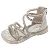 Girls Roman sandals summer 2025 new children's shoes princess shoes soft sole girls summer older children's shoes soft sole
