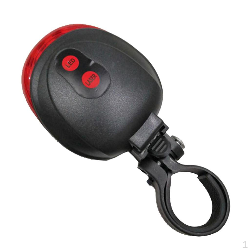 

Waterproof Durable Bike Light Taillight Warning Lamp Caution Accessories червоний