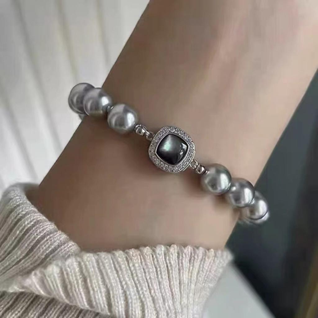 Pearl Necklace Women's Necklace Light Luxury Niche Design Sense Punk Hip Hop Premium Clavicle Chain Necklace