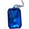 Starry Azure Christmas Tree Ornament Simulated Plastic Gemstone Holiday Xmas Tree Decoration Home Xmas Party Supplies