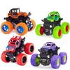Monster Truck Toys Friction Powered Toy Cars Push and Go Vehicles for Kids Best Christmas Birthday Party Gift for Boys Girls