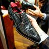 Moda Oxfords Homens Marrom Preto Negócios Escritório Casamento Formal Vestido Brogue Sapatos para Homens