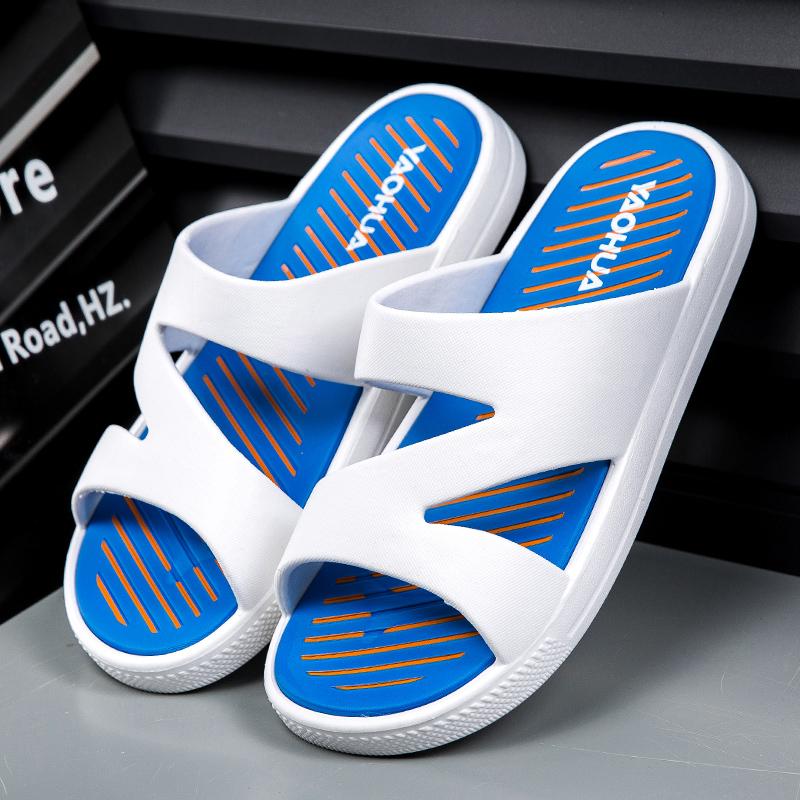 

Новые тапочки мужские летние повседневные туфли для мужчин на открытом воздухе удобные мягкие подошвы шлепанцы пляжные сандалии размер 39-44 Zaoatos Hombre 39 синий