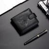 Embossed Eagle PU Leather Retro Wallet for Men, Multi Functional Business, Large Capacity Card Bag, Zero Wallet, Portable