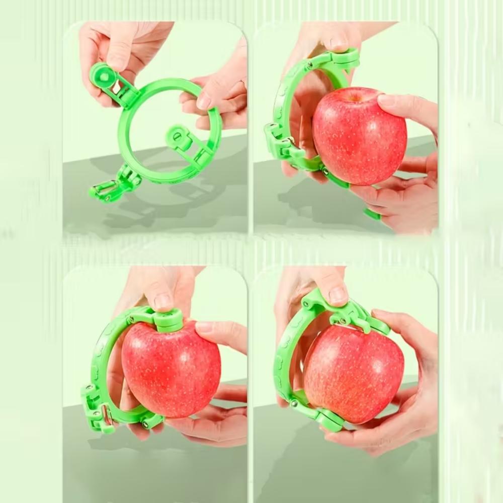 The plastic sharp blade of the fruit peeler is frosted, thin, durable and easy to use. It is round and burr-free, suitable for p