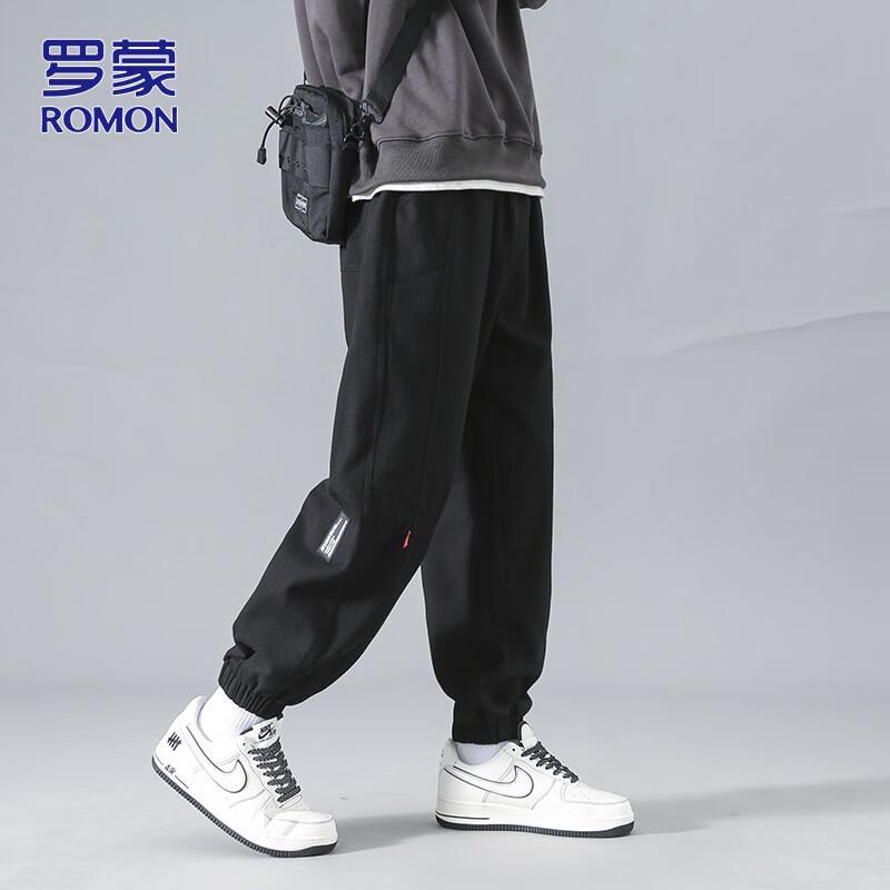Men s Korean Style Loose Fit Jogger Pants XL