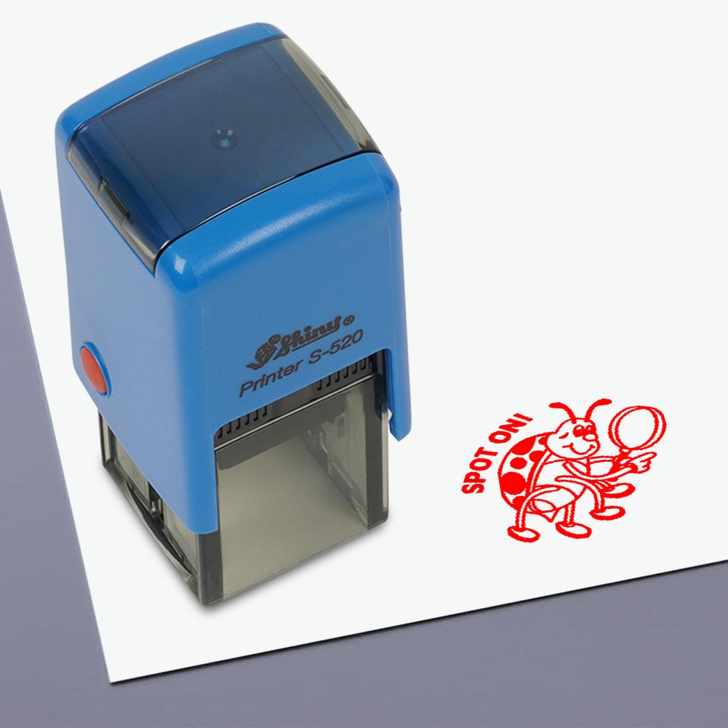 Printtoo Teachers  Stamp  Spot On Self,Inking Rubber  Stamp  Motivation Encouragement Review Messages Grading For Homework School Classroom -
