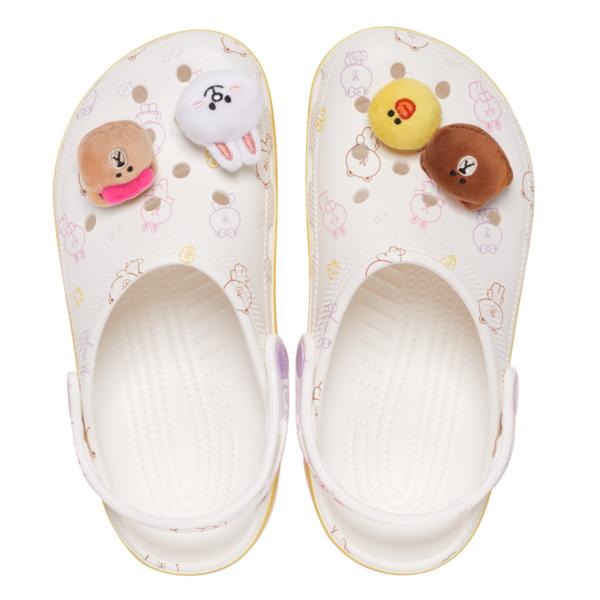 Crocs Unisex Line Friends Classic Clog 209480 100 Crocs Sandals Slippers Gibbitz Line Friends