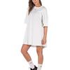 Sportbekleidung Lockere Passform Baumwolle Pullover Strick Lässig Kurzarm Kleid Damenkleider AR3652-100