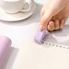 1pcs Mini Light Color Hole Punch Manual Single Round for Punching Holes In Loose-Leaf Paper Office School