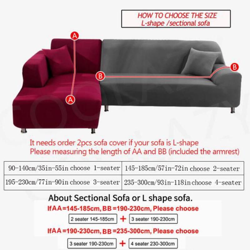 Plüsch-Sofabezüge für Wohnzimmer, Schnittüberzüge, Spitzen-Ecksofabezug, Möbelschutz