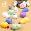12-Pack Christmas Animal Stress Relief Toys, Cute Animal Shaped Squishy Fidget Toys for Youngsters Adults, Christmas Stocking Stuffer Gift