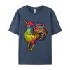 Chicken Unicorn Rainbow Rooster Unicorn Tshirts Male Top Tshirts Special Cotton Tops T Shirt Slim Fit Graphic T Shirts