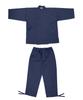 Samue for Large for Cold All Year Samue [KYOETSU] Men, Summer, Winter, Size, Men, Round, (M, Navy)
