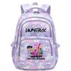 Peripheral printing large-capacity primary and secondary school schoolbags trendy backpacks lightweight and fashionable backpacks
