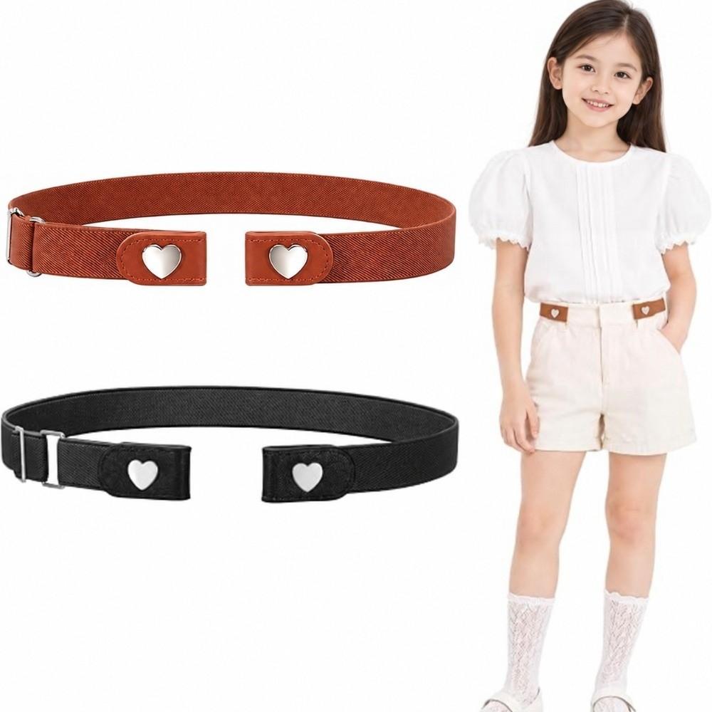 Cinturón Elástico Sin Hebilla Cinturón de Cintura Ajustable Unisex Cinturón Invisible para Pantalones Vaqueros Pantalones Faldas Vestidos